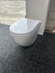 *Returned Item* CODE FLOW TYPHOON INWALL TOILET SUITE GLOSS WHITE PAN