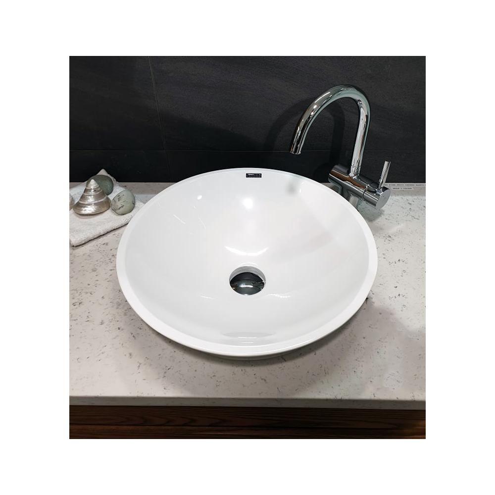 WATERWARE ROUND INSET BASIN 420X80MM - 2 COLOURS
