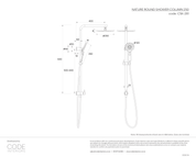 *Soiled Packaging* Code Nature Round Shower Column - Chrome