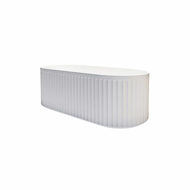 LAUREL 1500 FREESTANDING BATH - MATTE WHITE