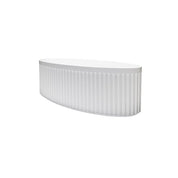LAUREL 1800 OVAL FREESTANDING BATH - MATTE WHITE
