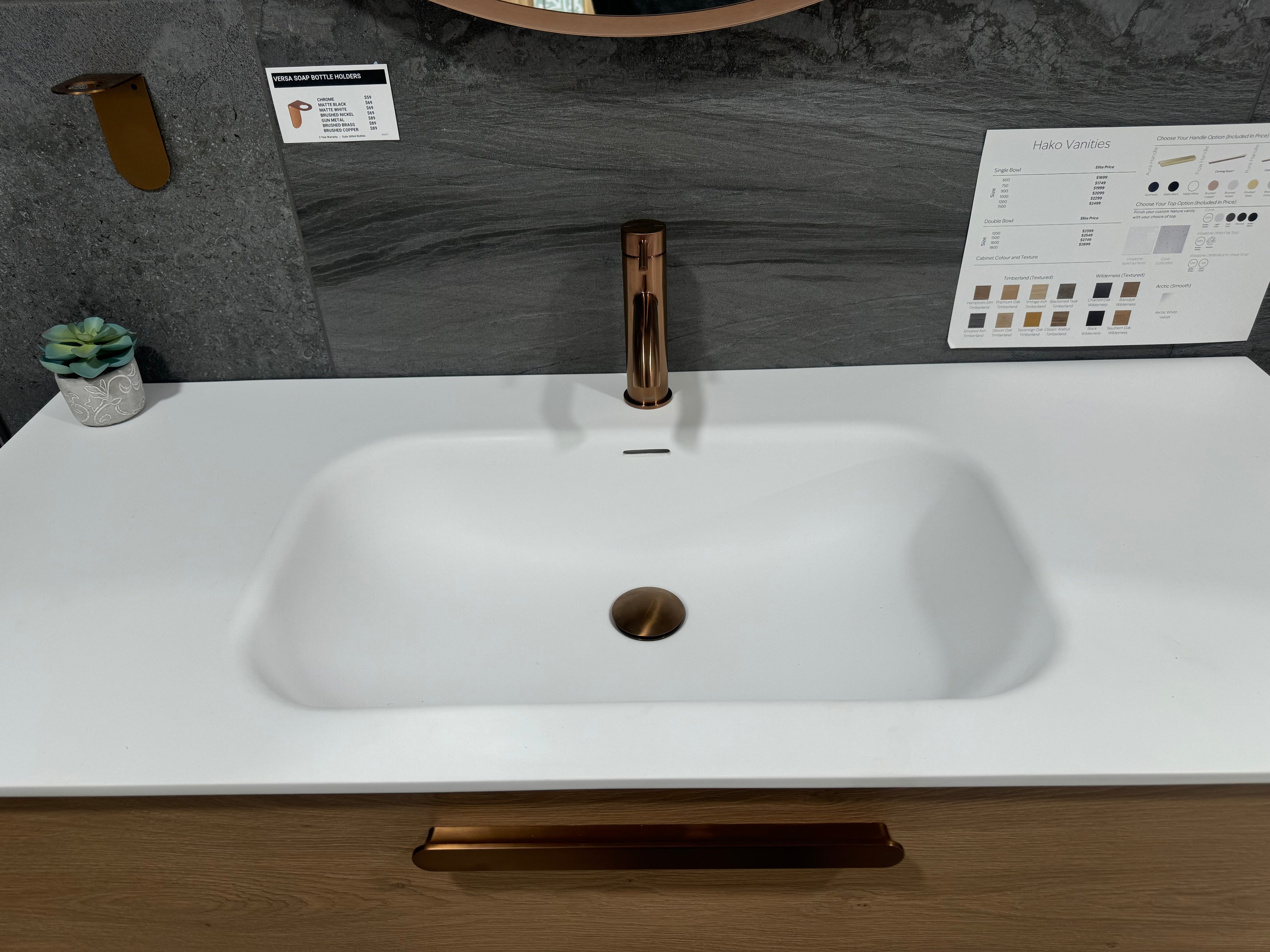 NEO 1200MM 2 DRAWER WALL HUNG VANITY - 2 Colours