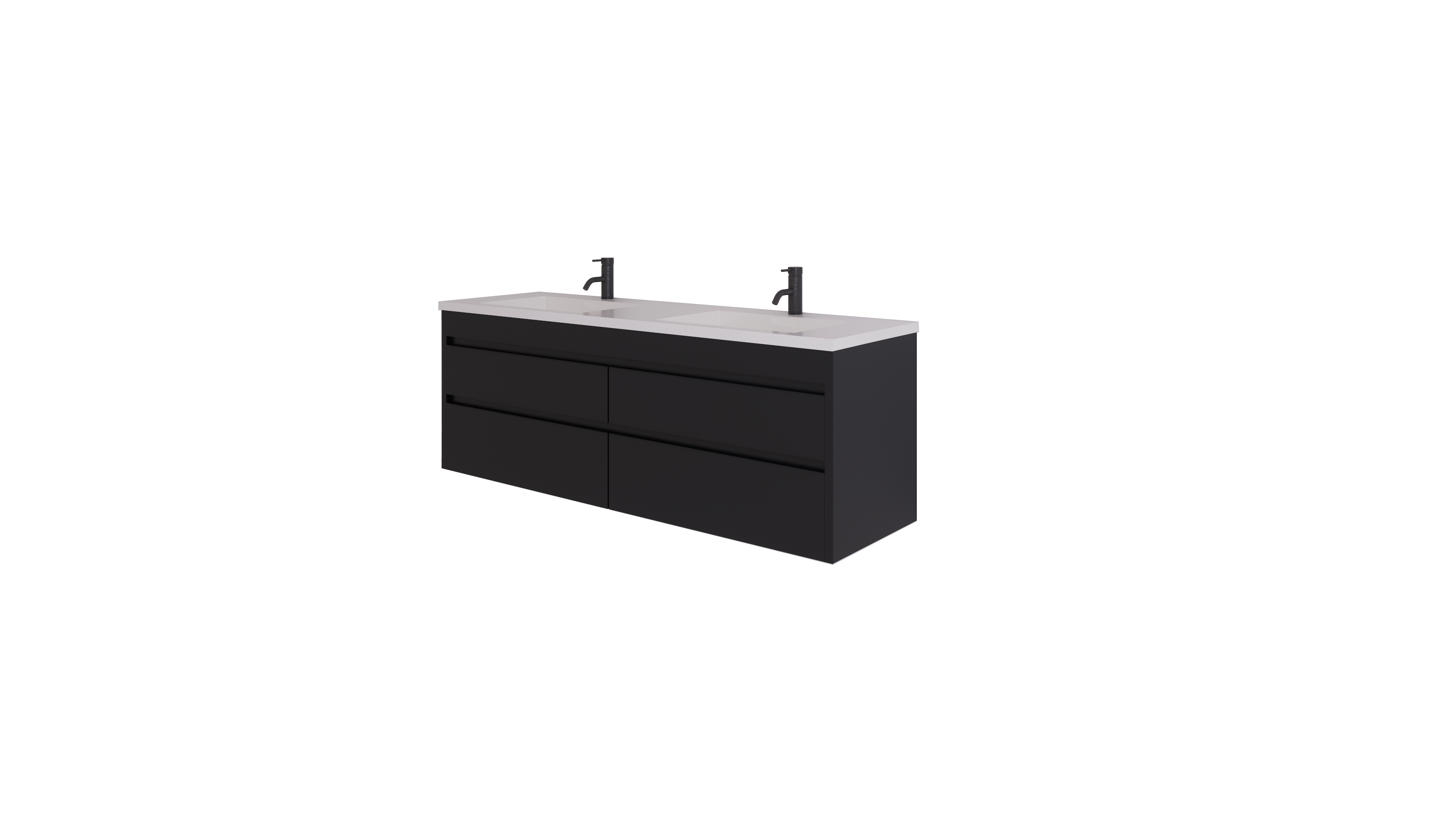 code-neo-1800-four-drawer-wall-hung-vanity-range-black
