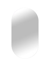 Code Neo Oval Inset Mirror Cabinet 500 x 950mm Black