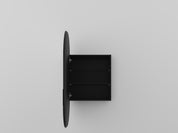 Code Neo Oval Inset Mirror Cabinet 500 x 950mm Black
