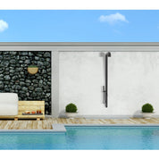 CODE PACIFIC OUTDOOR SHOWER SYSTEM ALL IN ONE - BRUSHED BRASS