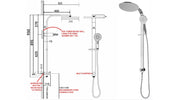 Shower Bundle - Matte White