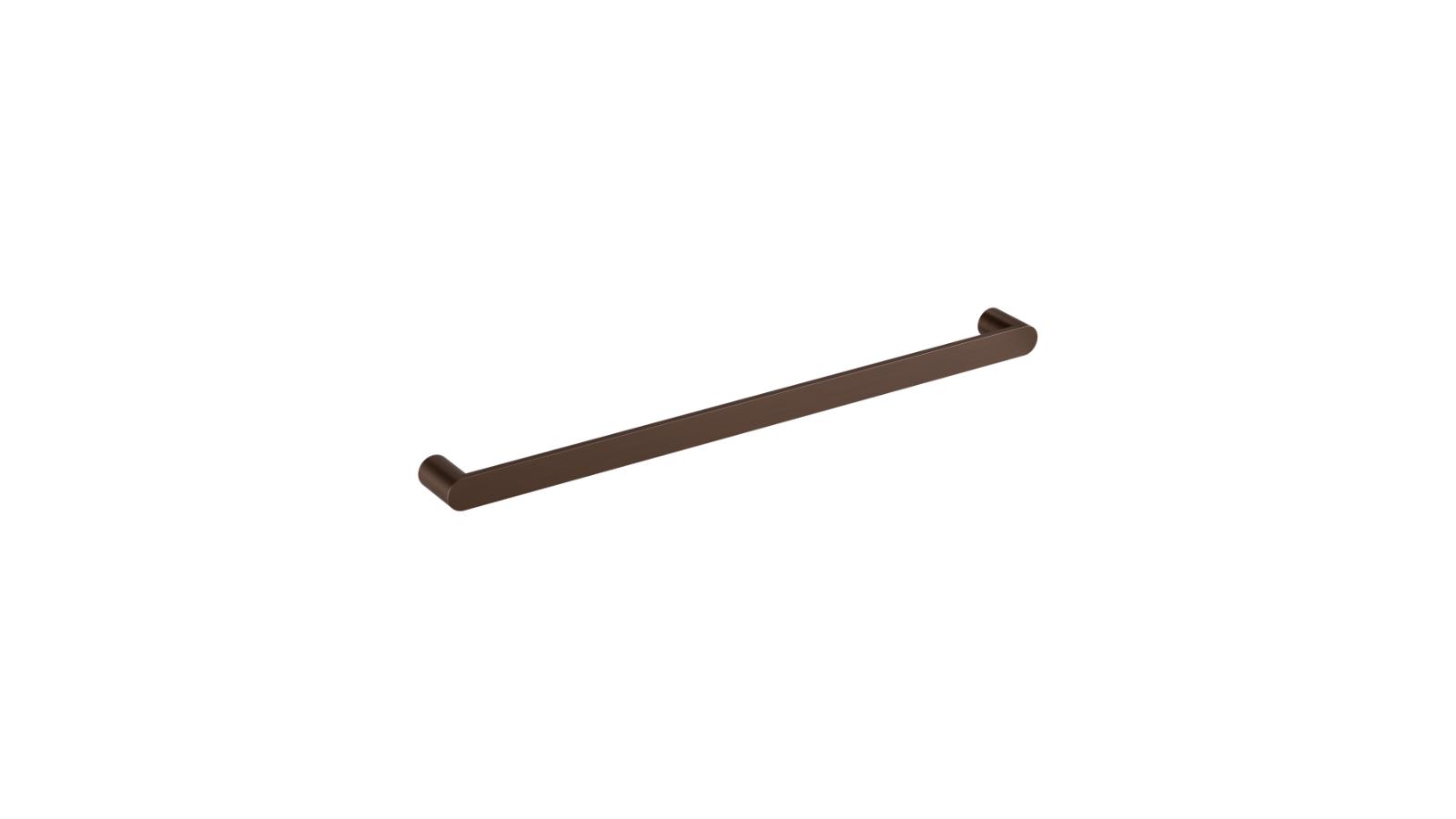Code Flow Heated Towel Rail Aged Brass