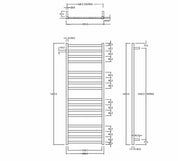 code-square-heated-towel-ladder-1600-spec-sheet
