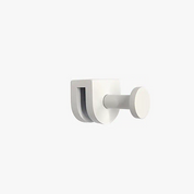 VERSA ROUND SHOWER SCREEN HOOK - Matte White