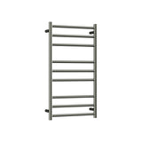 Code Round Heated Towel Rail 900MMX500MM - Brushed Stainless