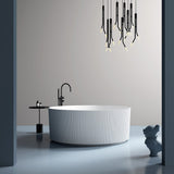 WILLOW 1500 ROUND FREESTANDING BATH - GLOSS WHITE