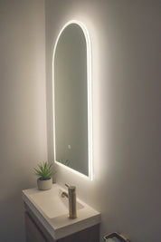 SOLACE LED MIRROR - ARCH 450MMX900MM