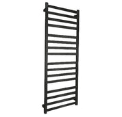 ELITE SQUARE HEATED TOWEL LADDER 1600X600MM BLACK