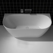 WATERWARE ARC 1600 BACK TO WALL BATH - 3 Colours