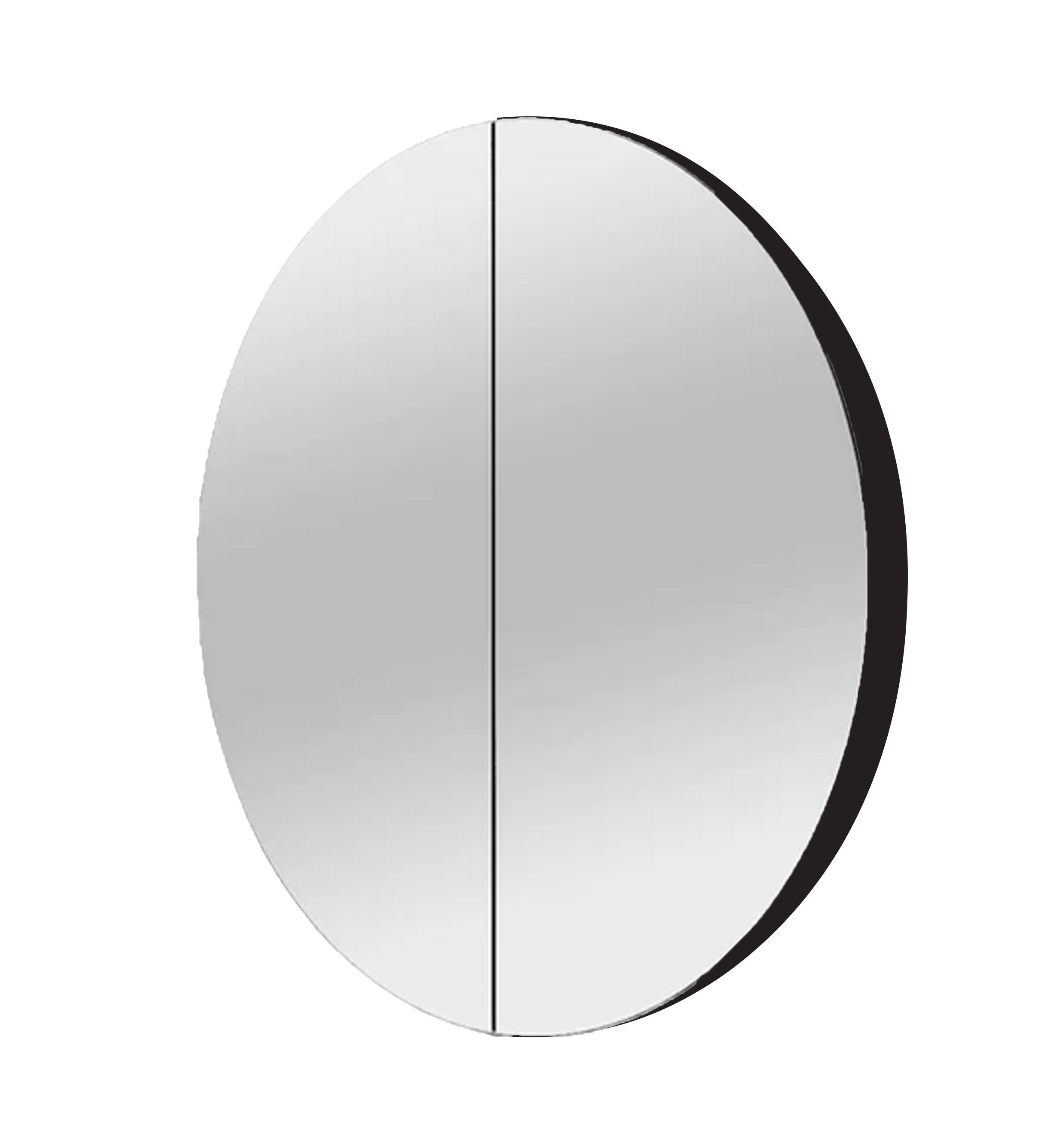 NEO ROUND 850MM MIRROR CABINET