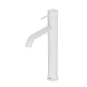 NATURE TALL VESSEL BASIN MIXER - Matte White